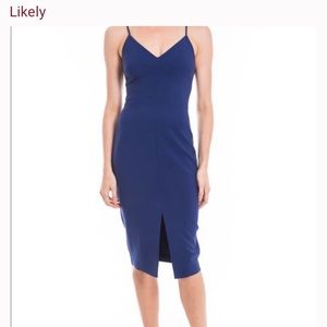 Likely Brooklyn Dress size 0 blue